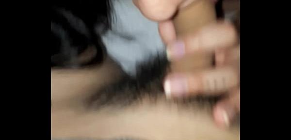  Giving daddy a quick blowjob